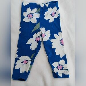 Carter's Blue Floral Kids Leggings